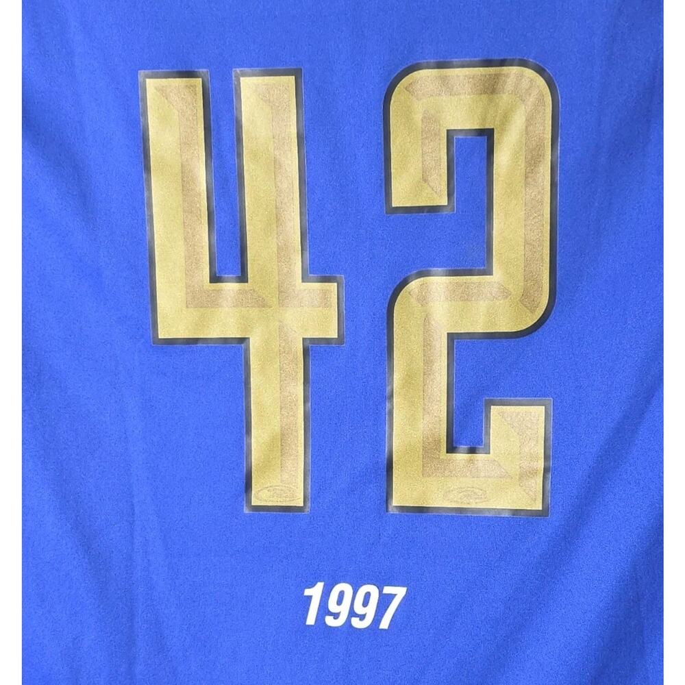 Adidas‎ Climacool Men's Soccer Jersey Blue L #42 1997 MIADADAS TEAM CREATE YOURS - Picture 8 of 10